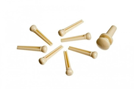 Set7bridge/1 End Plastic Ivory - zest. kołków git. PLANET WAVES PWPS11