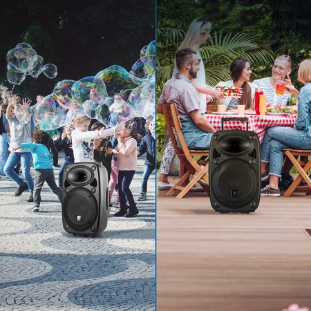 Kolumna z mikrofonami/ nagłośnienie mobilne Verve46 15”Vonyx+ pokrowiec