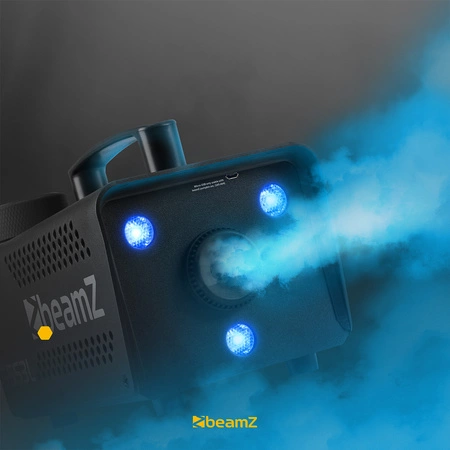 Zestaw: Wytwornica dymu z efektem LED RGB Beamz+ płyn do dymu 1l