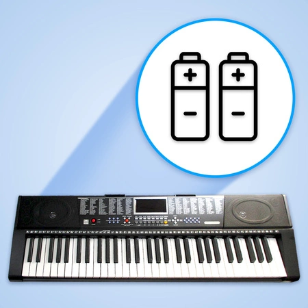 Keyboard 61 podświetlanych klawiszy KBB.217