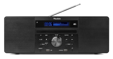 Radioodtwarzacz PRATO ALL-IN-ONE USB CD / DAB+ czarny Audizio