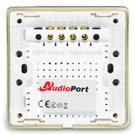 Regulator głośności 50W/100V - ARG5 złote szkło Audioport