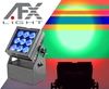 Reflektor akumulatorowy zewnętrzny 9x 6W RGB LED 4w1 AFX MOBICOLOR9