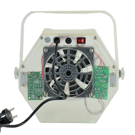 Zestaw: Wytwornica baniek LED RGB LBM10 Clear Ibiza Light +koncentrat płynu do baniek 1L