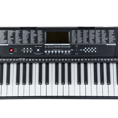 Zestaw: Keyboard 61 klawiszy bateryjno-sieciowy+ podwójny statyw pod keyboard