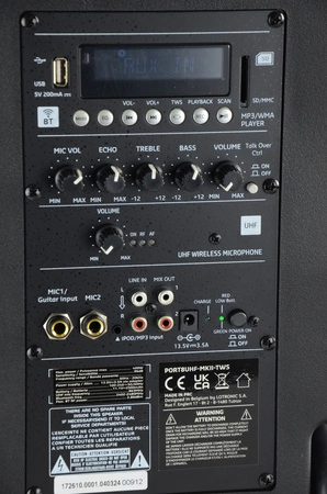 Kolumna mobilna Ibiza PORT8UHF-MKII-TWS