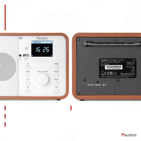 Radio internetowe WIFI Nardo DAB+ FM Audizio