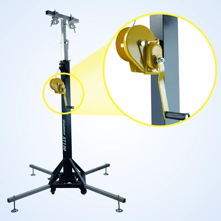 Wieża sceniczna statyw estradowy 1,7m- 4,3m udźwig 150kg Hardman