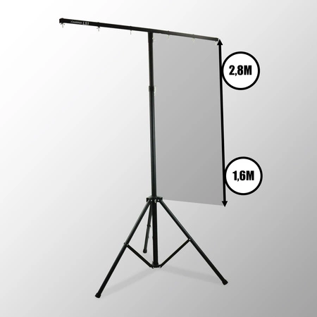 Statyw oświetleniowy z belką 1,6m-2,8m udźwig do 45kg LS1 HARDMAN