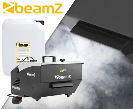 Zestaw: Wytwornica dymu ciężkiego 1200W ICE1200MKII+ płyn do dymu 20L Prosmoke HD