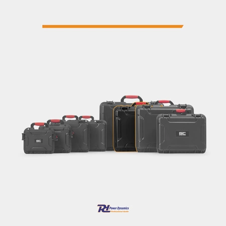 Uniwersalna walizka transportowa Power Dynamics GIGCase70R Heavy Duty - Seria R - IP67 - czarna