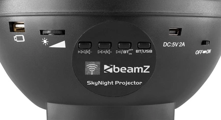 Półkula Projektor z głośnikiem SkyNight BT IRC R/G pilot Beamz