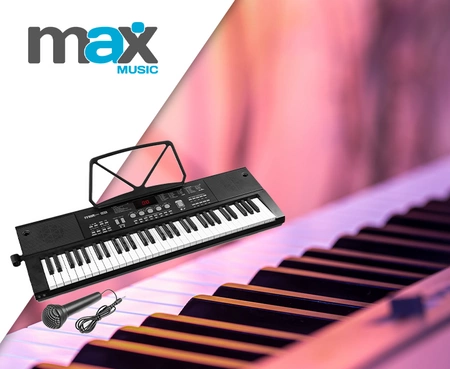 Keyboard 61- klawiszy bateryjny+ mikrofon KB15 Max
