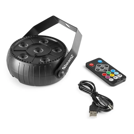 Reflektor Party Par bateryjny 6X 2W RGB Beamz