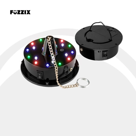 Zestaw: Kula lustrzana 30cm+ napęd bateryjny LED Fuzzix