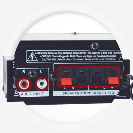 Wzmacniacz karaoke 2x 25W Party Light&Sound PLS1250USB-RC