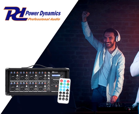 Powermikser 8-kanałowy PDM-C805A Power Dynamics