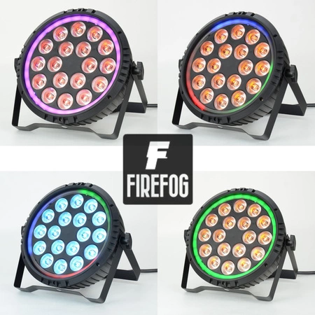 Reflektor Lumitec 180RL 18×10W RGBWA UV+ ring LED Firefog