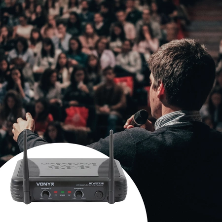Zestaw mikrofonów bezprzewodowych Vonyx STWM712