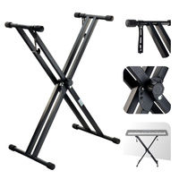 Podwójny statyw pod keyboard 32-97cm HR-DBKS2 Hardman