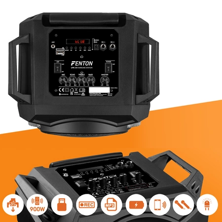 Kolumna mobilna karaoke Fenton LIVE280 BT 900W