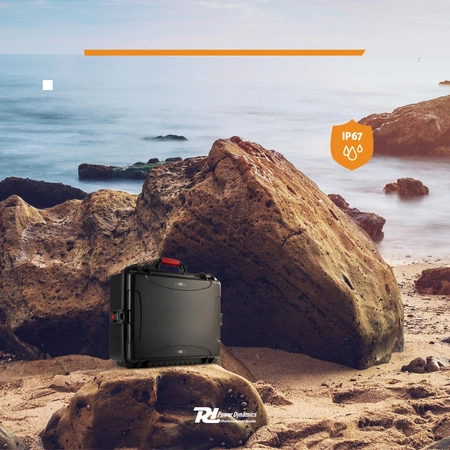 Uniwersalna walizka transportowa Power Dynamics GIGCase78R Heavy Duty - Seria R - IP67 - czarna