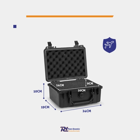 Uniwersalna walizka transportowa GIGCase2 - IP67 - czarna Power Dynamics