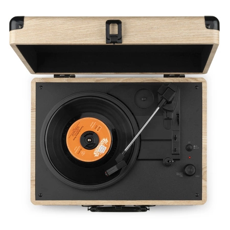Gramofon w walizce z BT In/Out RP116LW Audizio jasne drewno