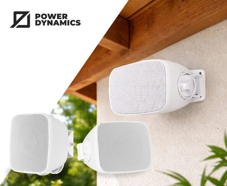 Kolumny instalacyjne 3'' 40W 8Ohm 2szt białe Power Dynamics