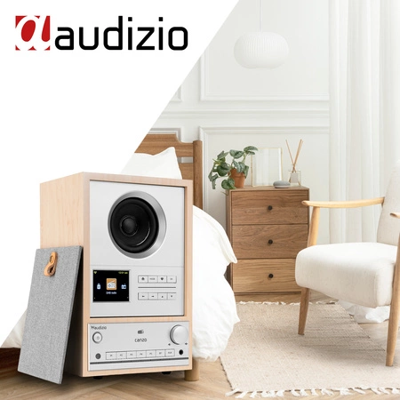 Radio internetowe DAB+/FM BT WIFI Canzo Audizio jasne drewno
