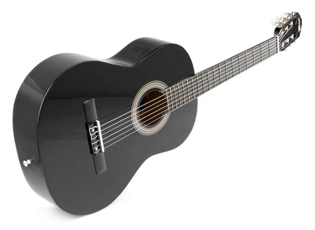Zestaw: Gitara klasyczna 39'' SoloArt Max czarna+ akcesoria
