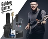 Gitara basowa - kompletny zestaw -Golden Guitar PBGB-40 czarno-niebieska