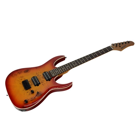 Gitara elektryczna - kompletny zestaw -Golden Guitar PSG-3 wiśnia