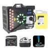 Zestaw: Wytwornica dymu pionowego 1800W DMX LED RGBA & RGBW+ płyn do dymu 5L