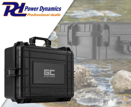 Uniwersalna walizka transportowa GIGCase26 - IP67 - czarna Power Dynamics