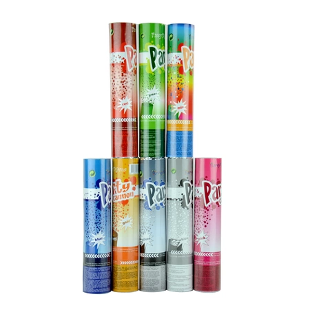 Tuba - wyrzutnia konfetti 20 cm - kolor różowy