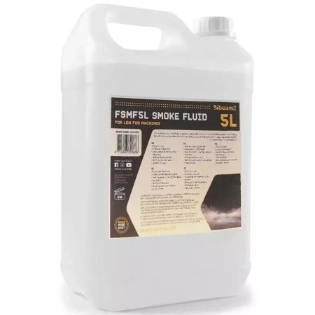 Zestaw: Wytwornica dymu ciężkiego DMX ICE1800+ płyn do dymu 5l Beamz