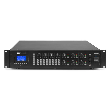 Zestaw białych głośników wiszących 12 x 5.25" PDS40W z wzmacniaczem 6 strefowym