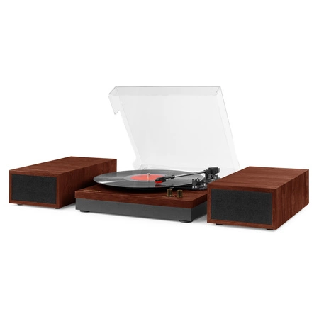 Gramofon RP165C Fenton głośniki BT brązowy