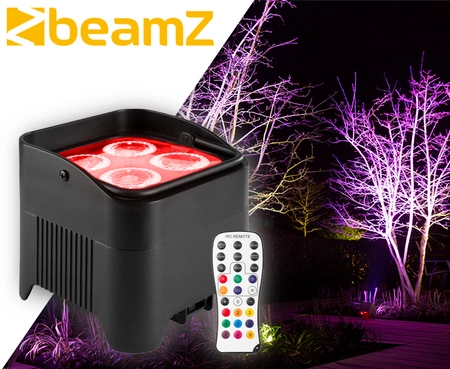 Oświetlacz Bateryjny LED BBP94 Uplight Par 4x10W RGBWA-UV