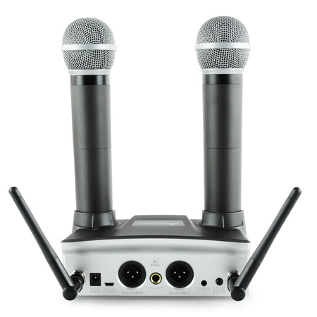 Zestaw mikrofonów bezprzewodowych doręcznych UHF+ stacja ładująca Audioport MCD-U2