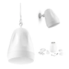 Zestaw głośników wiszących 8 x 6.5" PDS65W biały + wzmacniaczem PRM360