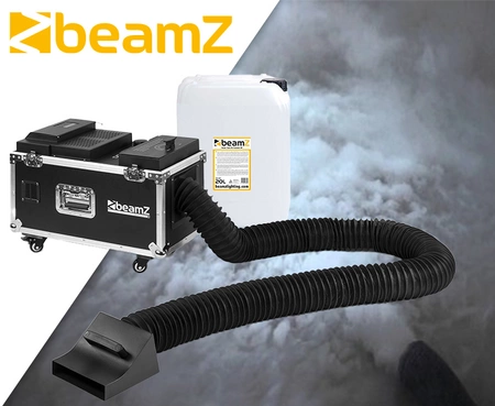 Zestaw: Wytwornica o dymu ciężkiego DMX LF1500+ płyn do dymu 20L Prosmoke H