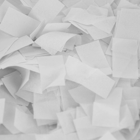 Tuba - wyrzutnia konfetti 20 cm - kolor biały