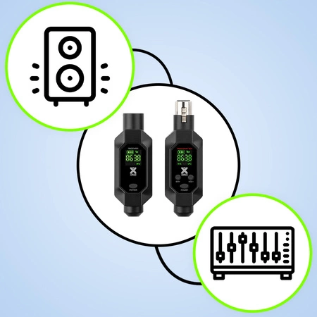 Bezprzewodowy system audio Vonyx WAT200 UHF