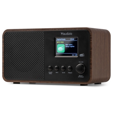 Radio cyfrowe DAB+ FM Avio czarne Audizio
