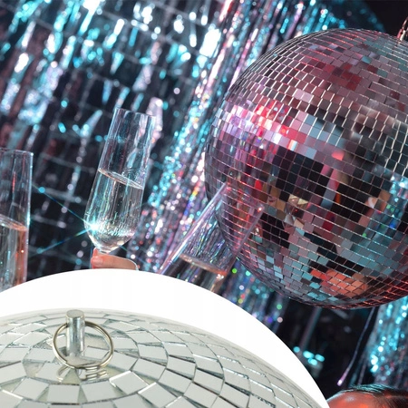 Kula lustrzana 30cm z napędem