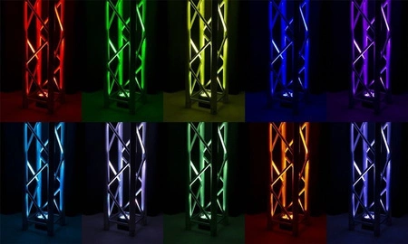 Oświetlacz Bateryjny LED BBP94W Uplight Par 4x12W RGBWA-UV z bezprzewodowym DMX