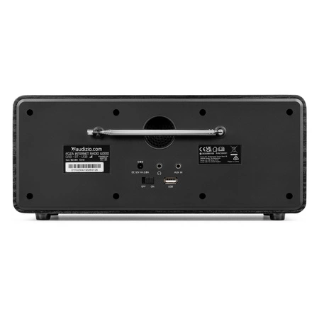 Radio internetowe Foza WiFi Stereo z DAB+ czarne Audizio