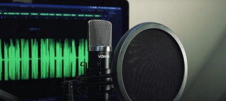 Mikser 4-kanałowy DSP USB MP3 BT VMM-P500 Vonyx+ mikrofon studyjny